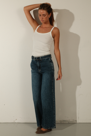 Amalia Jeans - mittelblau