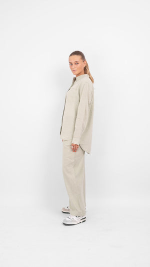 Tokyo Leinen Pants - Desert Sage