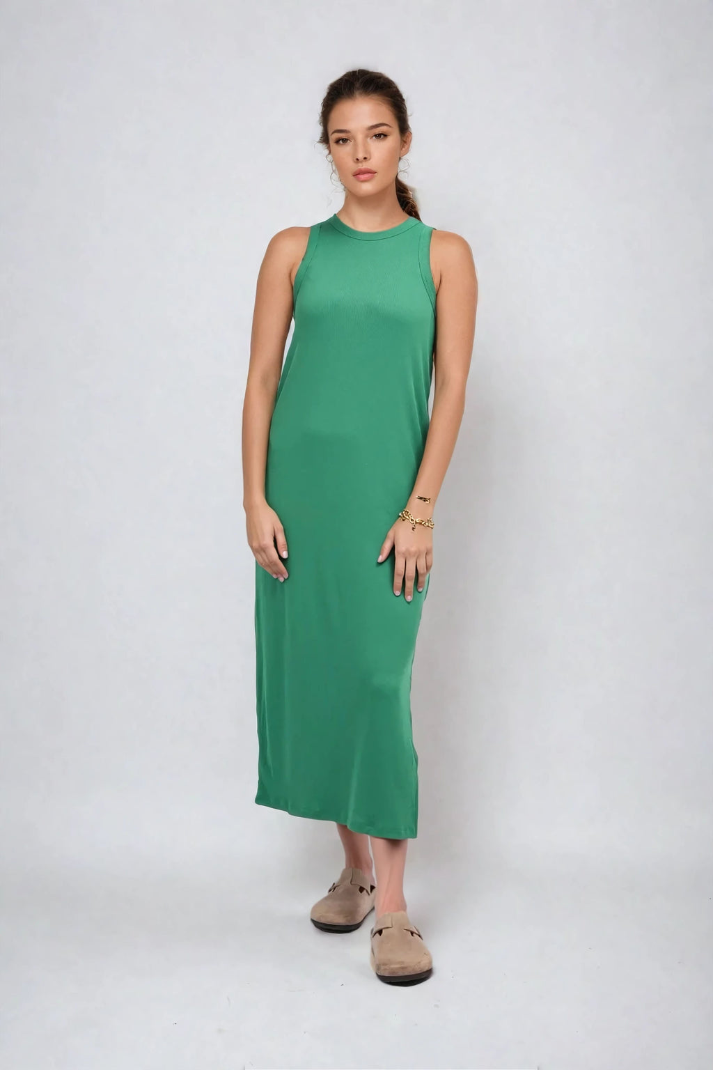 Linie Sommerkleid - grüne Biene