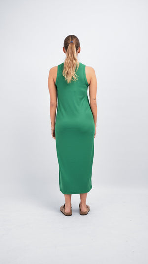 Linie Sommerkleid - grüne Biene