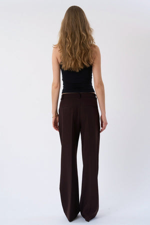 Mila Wide Pants - Braun