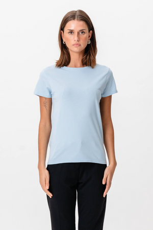 Basic T -Shirt - Himmelblau