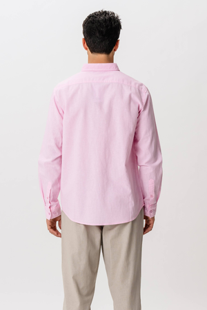 Leinenhemd - Hellrot