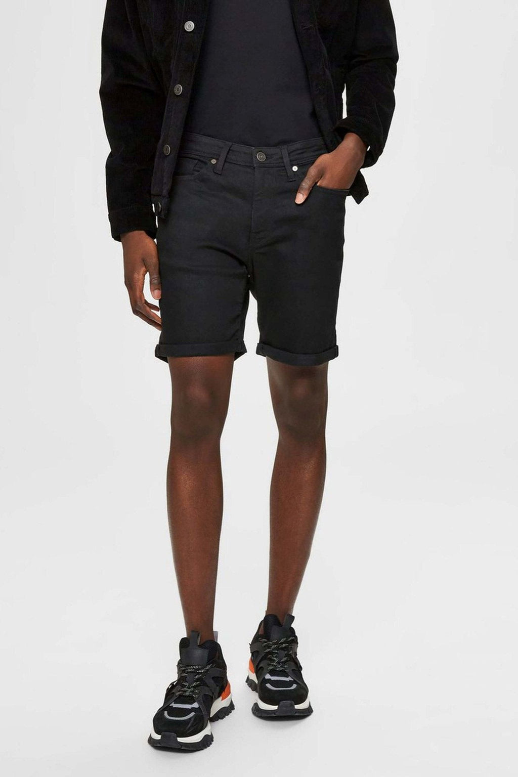 Denim Shorts - Schwarz