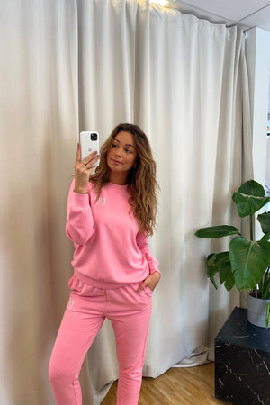 Farbpolsterpants - rosa