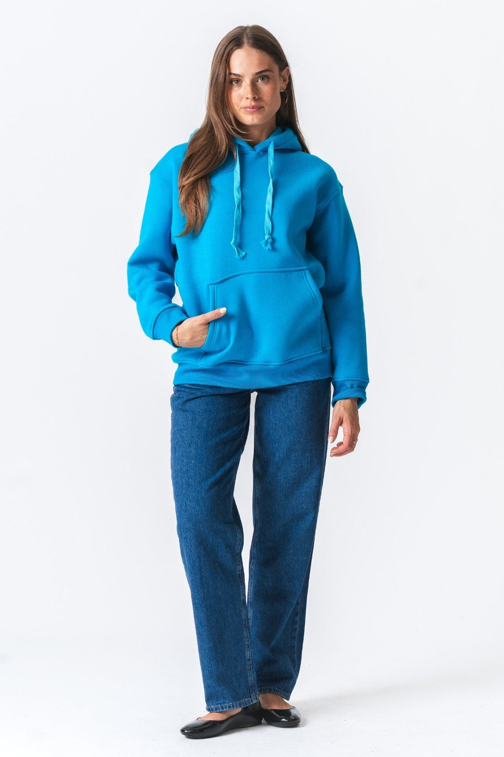 Stella Oversized Hoodie - Blau