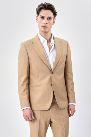 Klassischer Blazer – Sand
