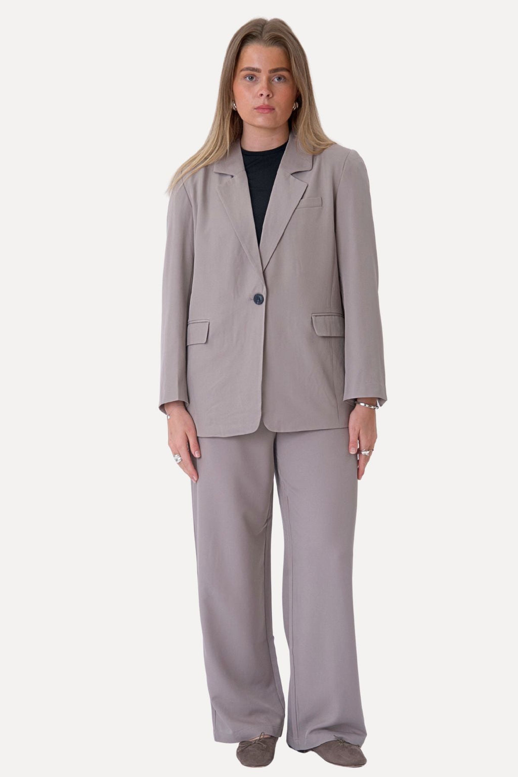 Oversized Blazer - Grau