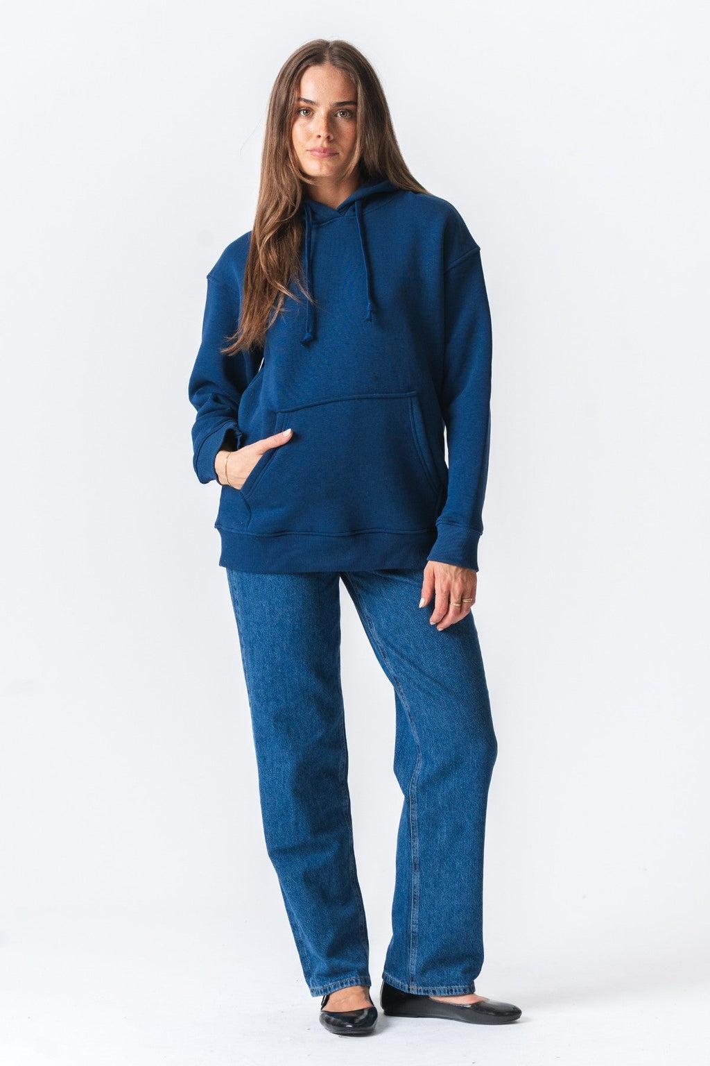 Stella Oversized Hoodie - Marine