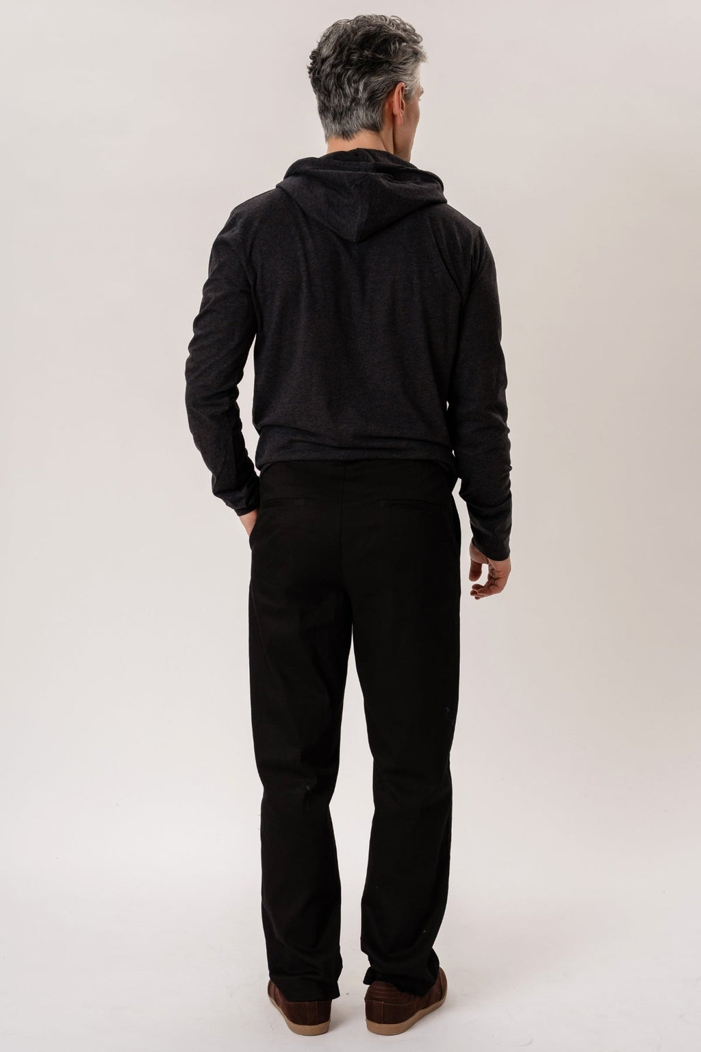 Helles Hoodie - Dunkelgrau