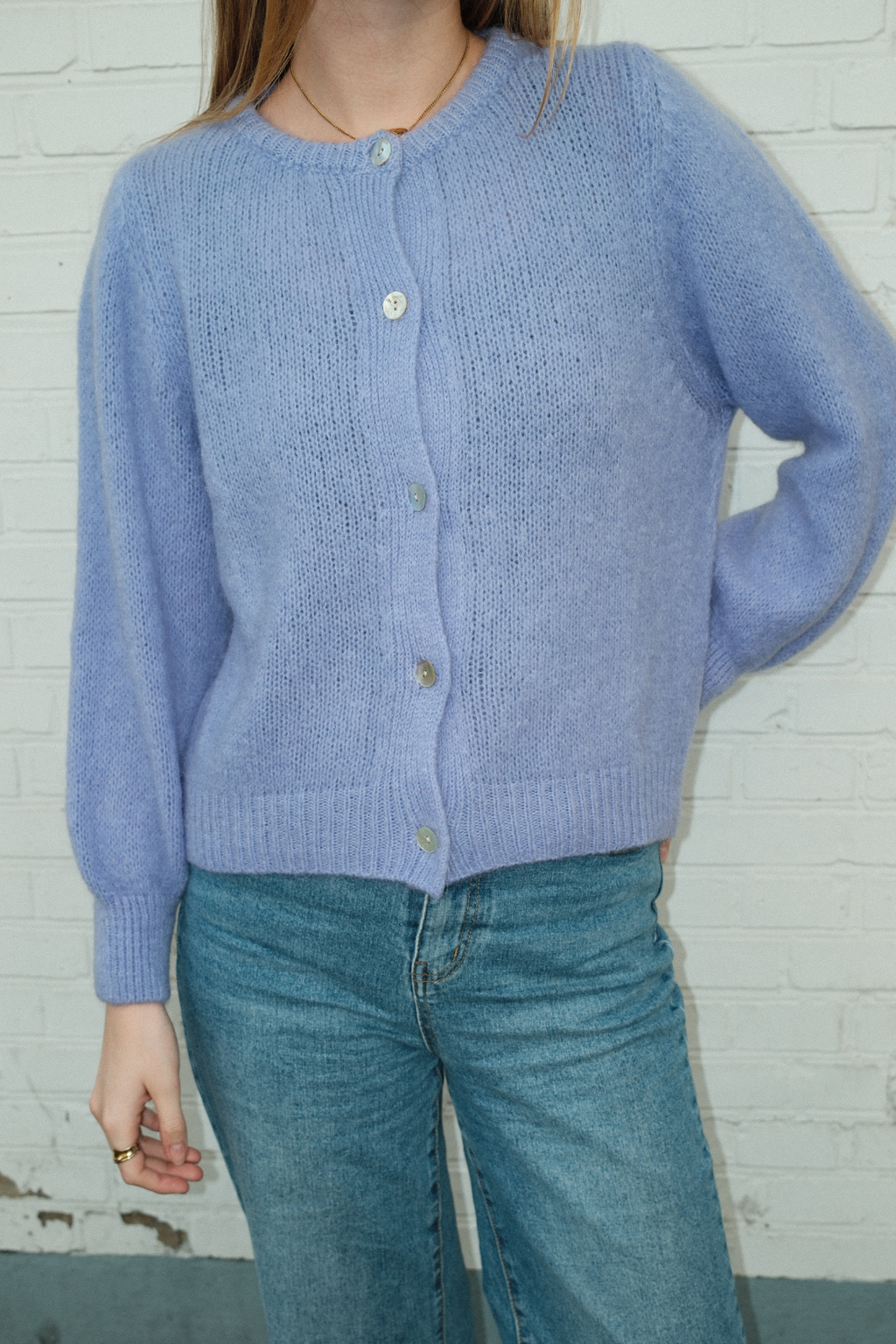 Anna-Cardigan – Lila