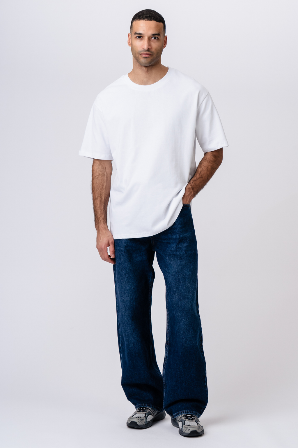 Baggy-Jeans – Dunkelblau