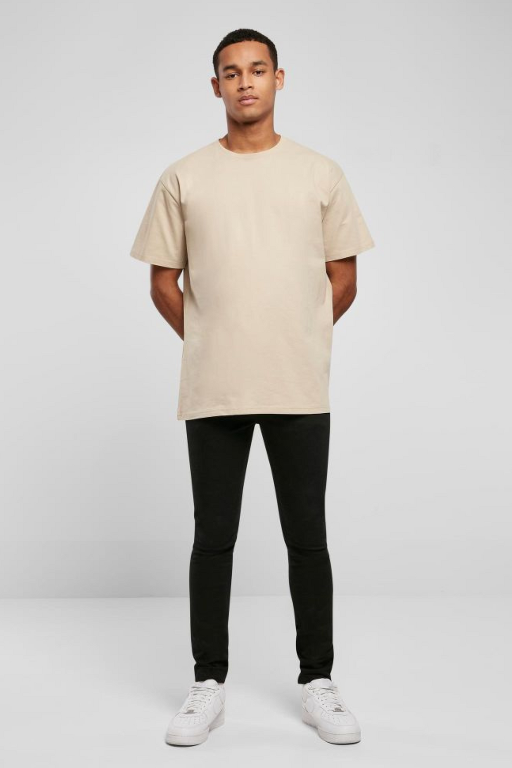 Schwer Oversized T -Shirt - Nass Sand