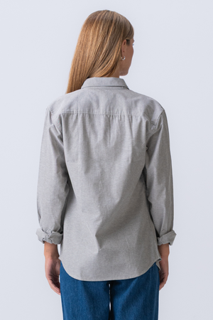 Freund Oxford Hemd - grau