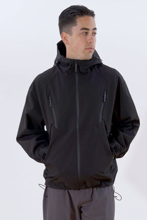 Asher kurze Jacke - Schwarz