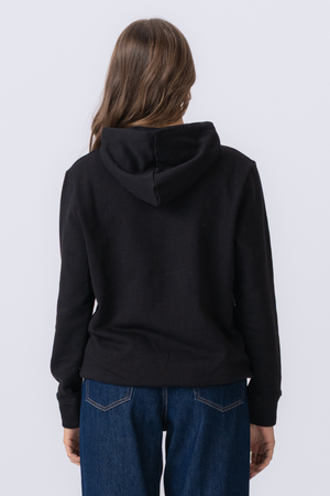 Sweatshirt Hoodie - Schwarz