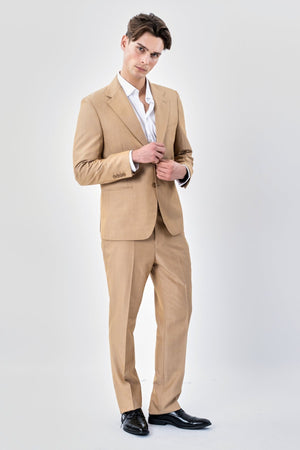 Klassischer Blazer – Sand