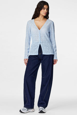 Baisy-Cardigan – Kaschmirblau