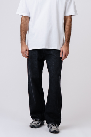 Baggy-Jeans - Schwarz