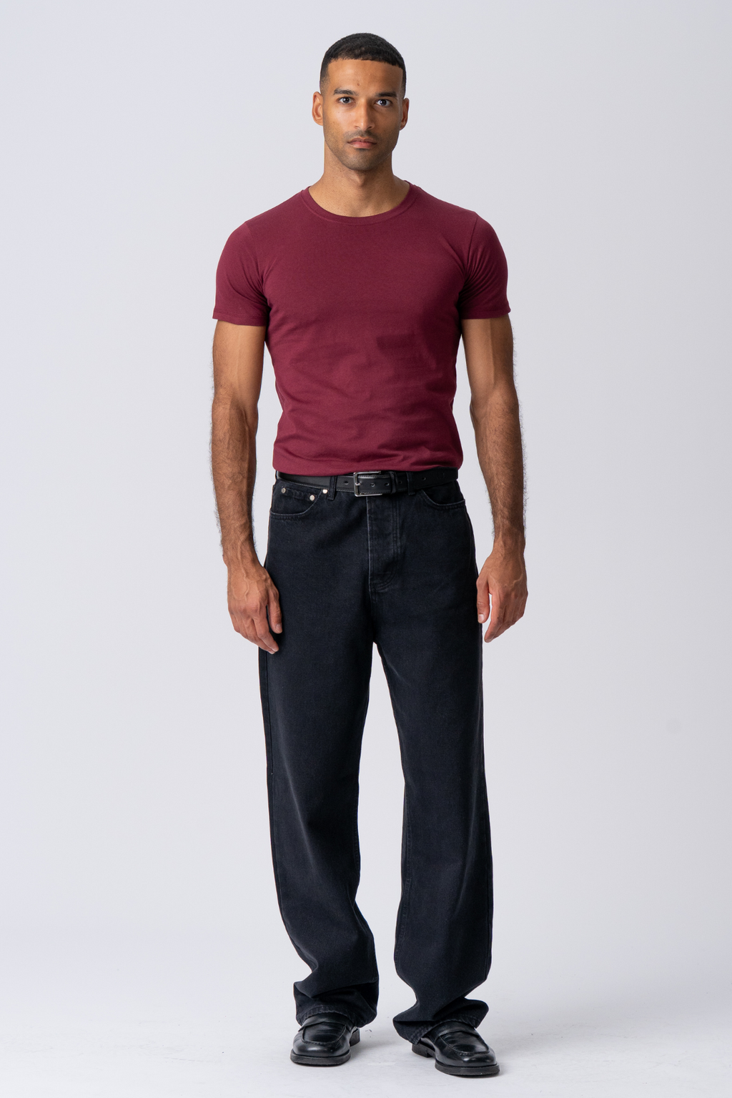 Muscle T -Shirt - Burgunderrot