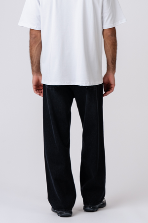 Baggy-Jeans - Schwarz