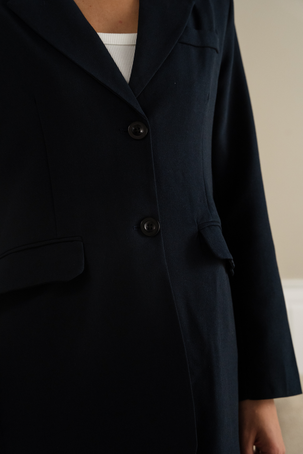 Claire Oversized Blazer - Schwarz