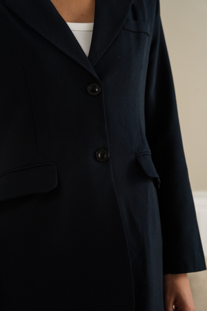 Claire Oversized Blazer - Schwarz