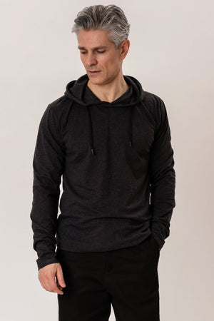 Helles Hoodie - Dunkelgrau