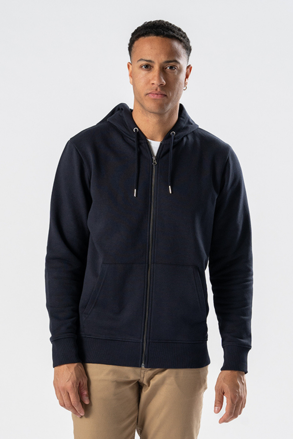 Zip Hoodie - Marineblau