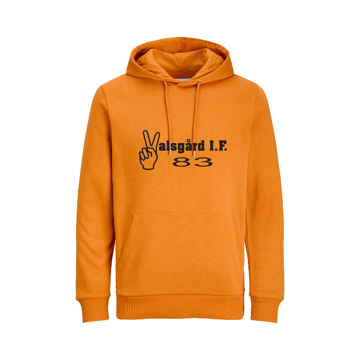 Basic Hoodie -Schweiß - Orange