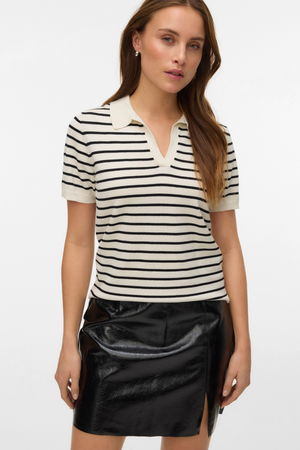 Silje Poloneck Pullover - Birke