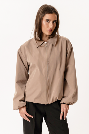 Ines kurze Jacke – Kamel