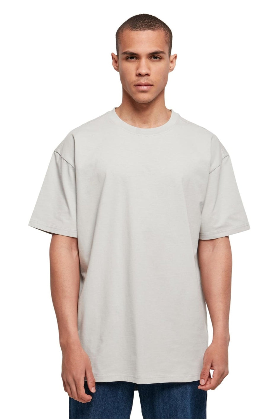Schwer Oversized T -Shirt - leichtes Asphalt