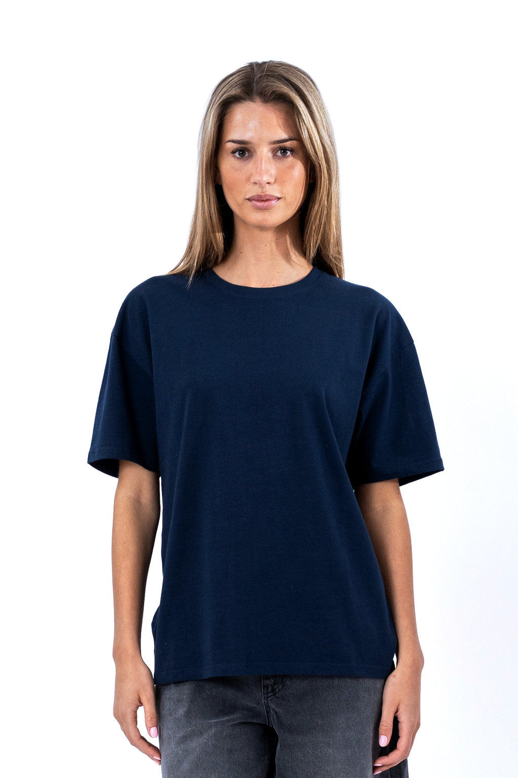 Schweres Boxfit-T-Shirt – Marineblau