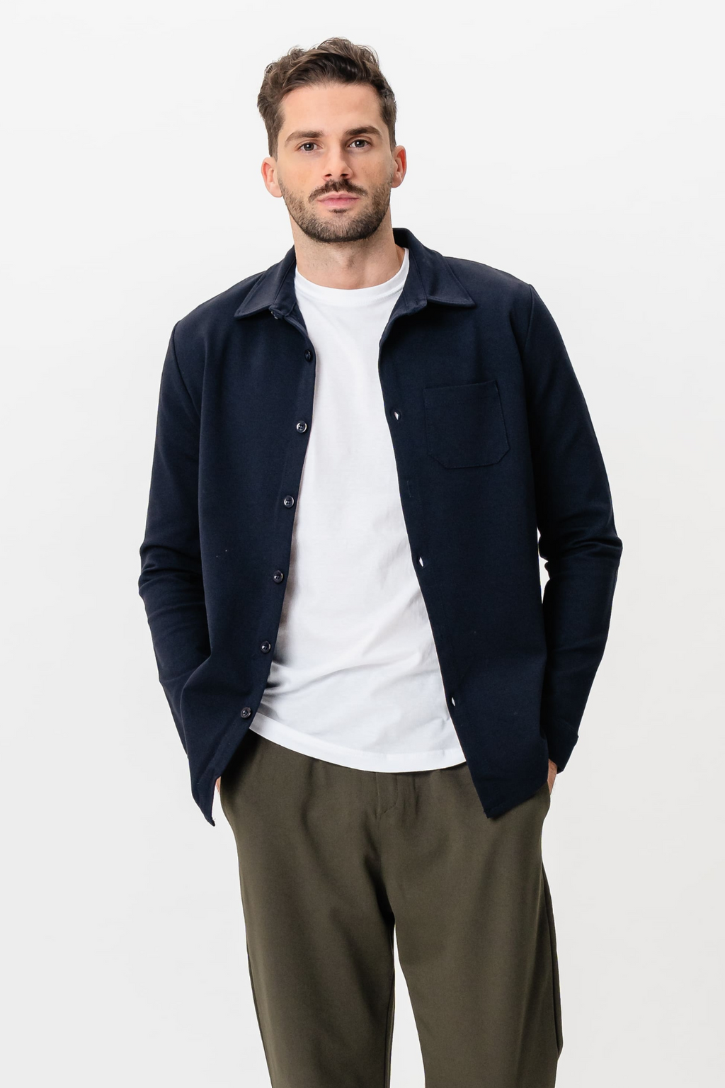 Performance Überhemd - Marineblau