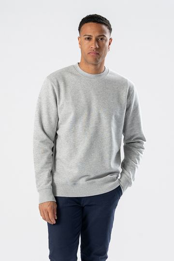 Sweatshirt Crewneck - Aschegrau