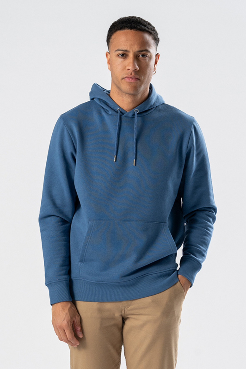 Sweatshirt Hoodie - Staubig Blau