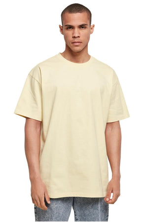 Schwer Oversized T -Shirt - weiches Gelb
