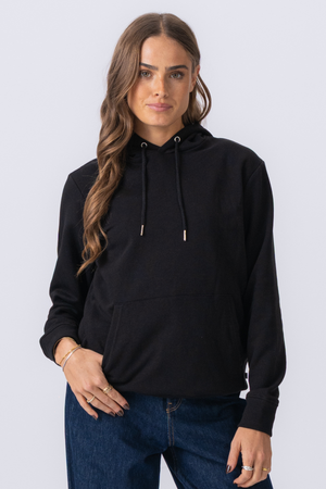 Sweatshirt Hoodie - Schwarz