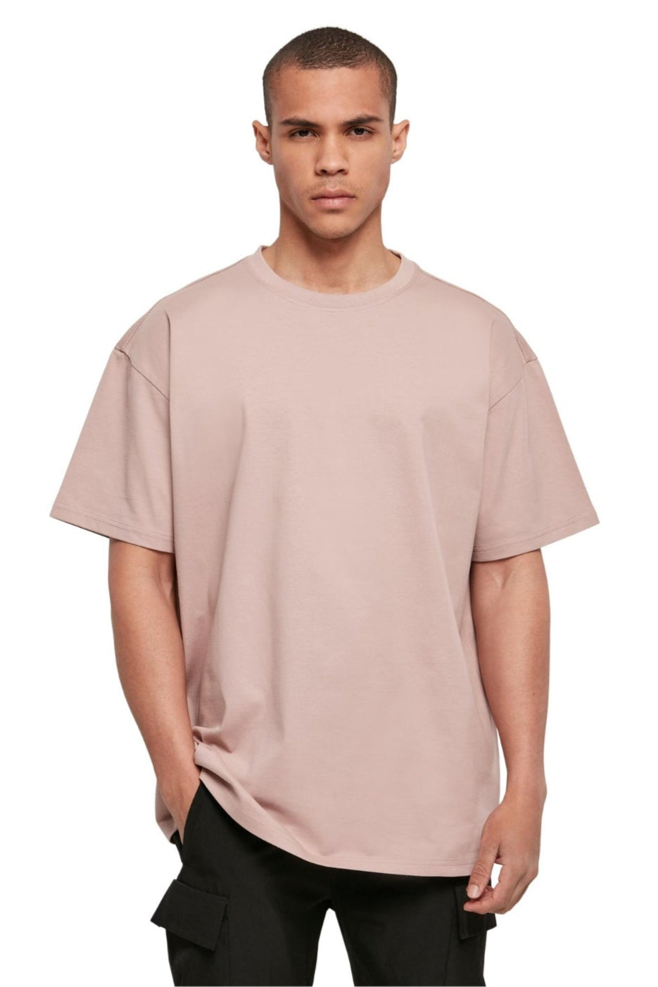 Schwer Oversized T -Shirt - Dämmerung Rose