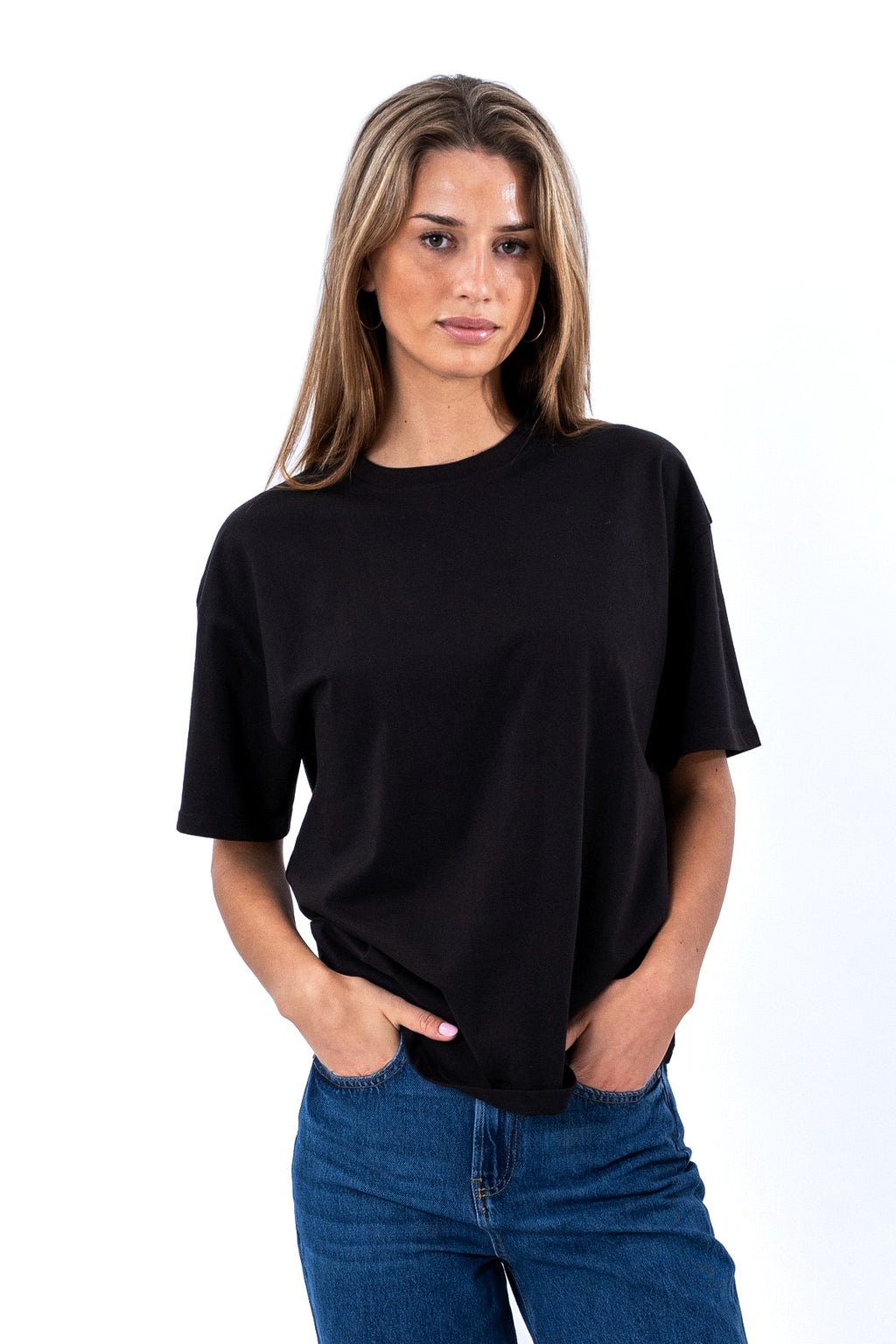 Schweres Boxfit-T-Shirt - Schwarz