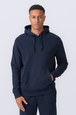 Essential Kapuzenpullover – Marineblau