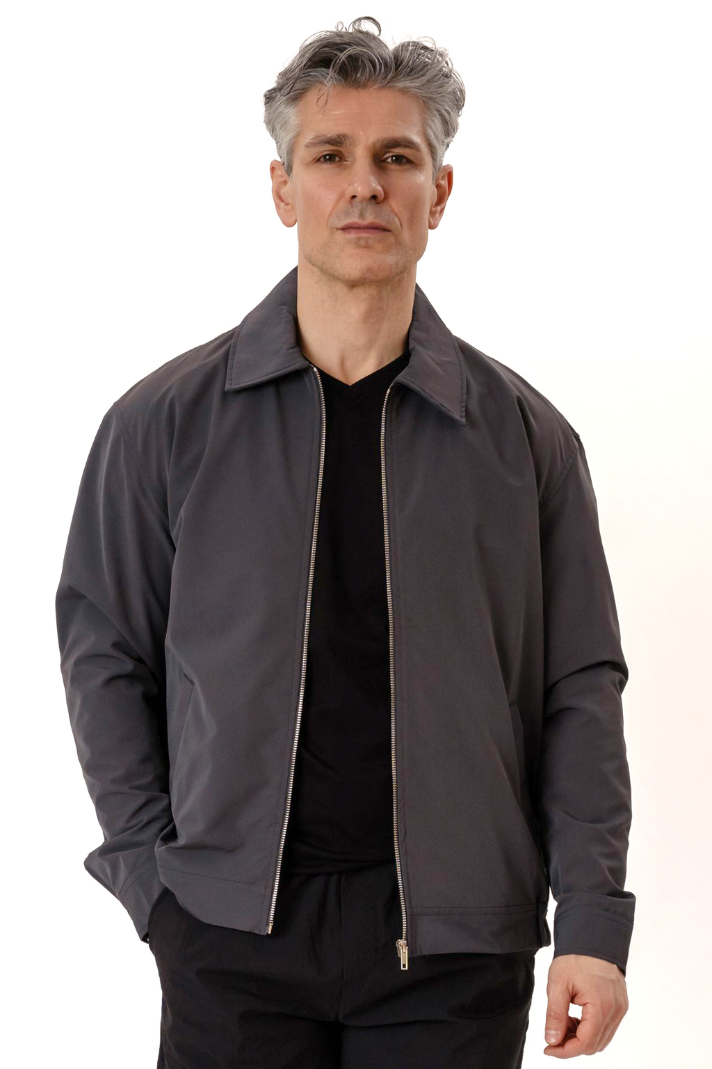 Milan-Reißverschlussjacke – Indigo