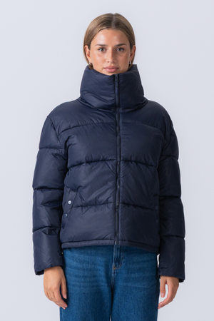 Kurze Pufferjacke - Marine