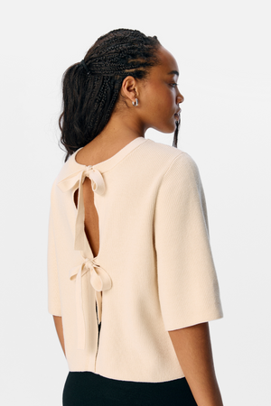 Julla Parvi 2/4 Strick -Strickjacke - Sandschale