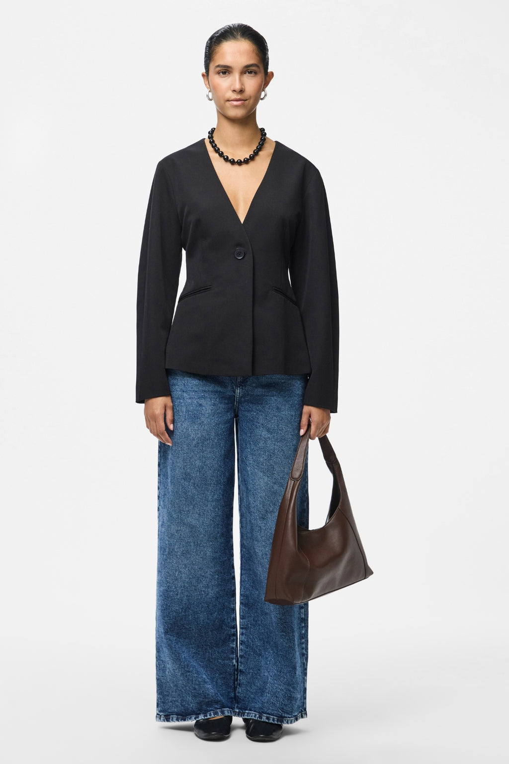 Kamil Taillierter Blazer - Schwarz