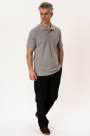 Basic Polo - grau