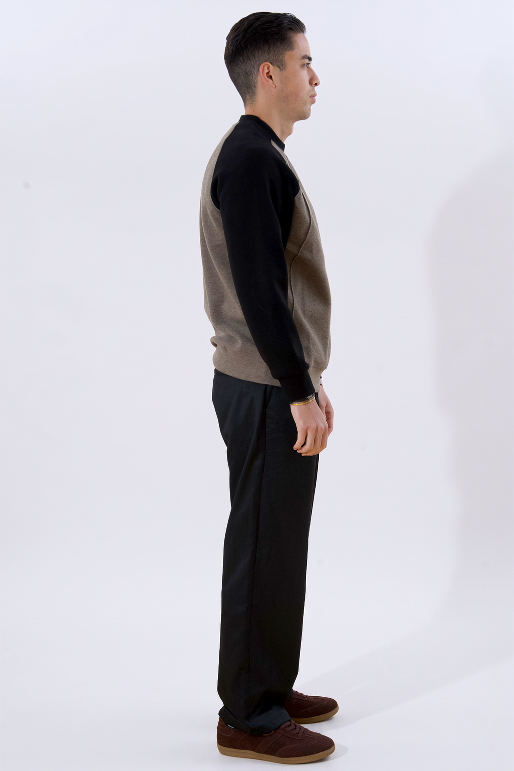 Pullover mit Raglanärmeln – Staubgrün