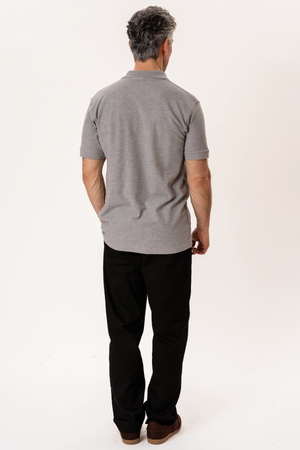 Basic Polo - grau