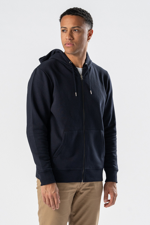 Zip Hoodie - Marineblau